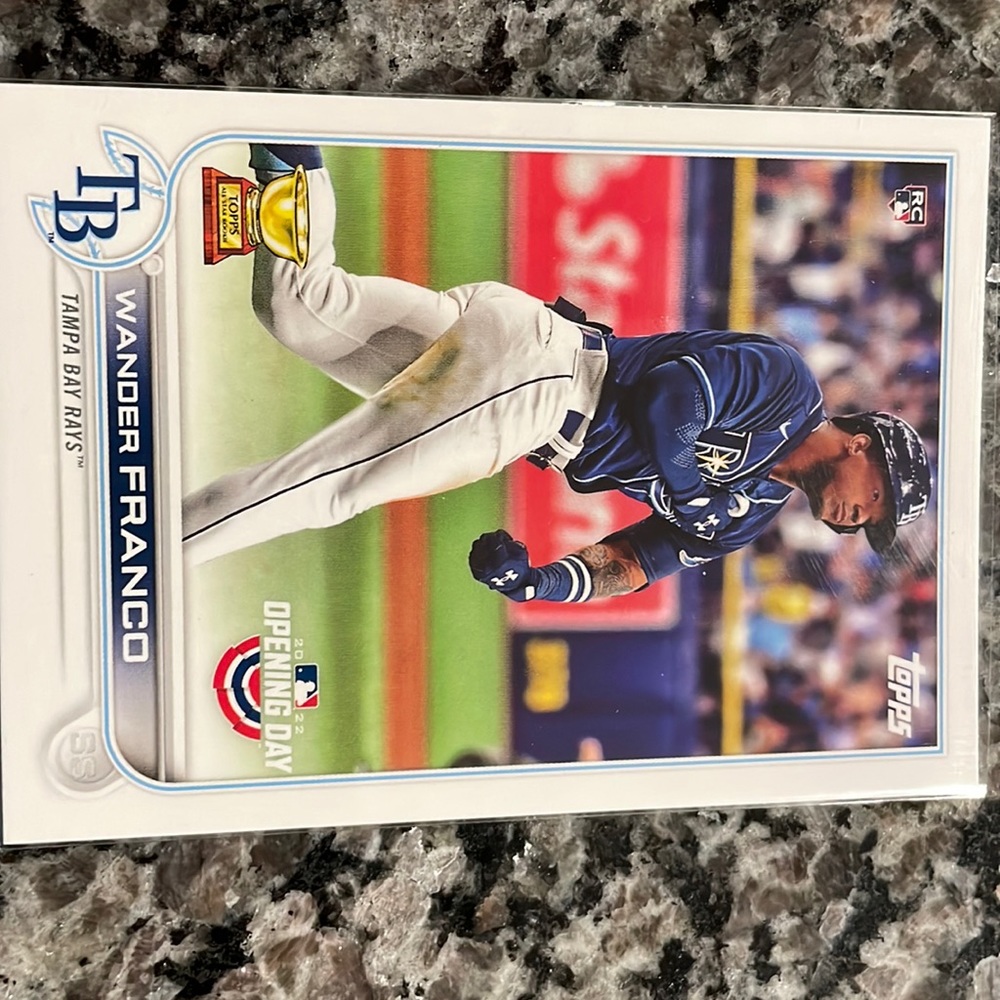 Wander Franco Topps opening day rookie card